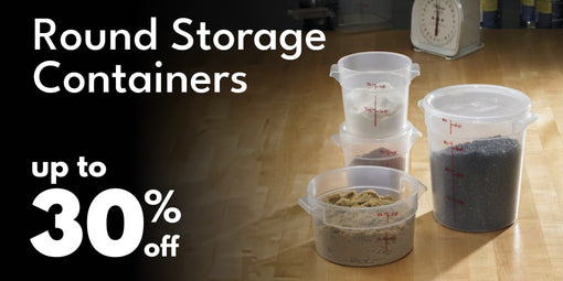 Round Storage Containers on Sale